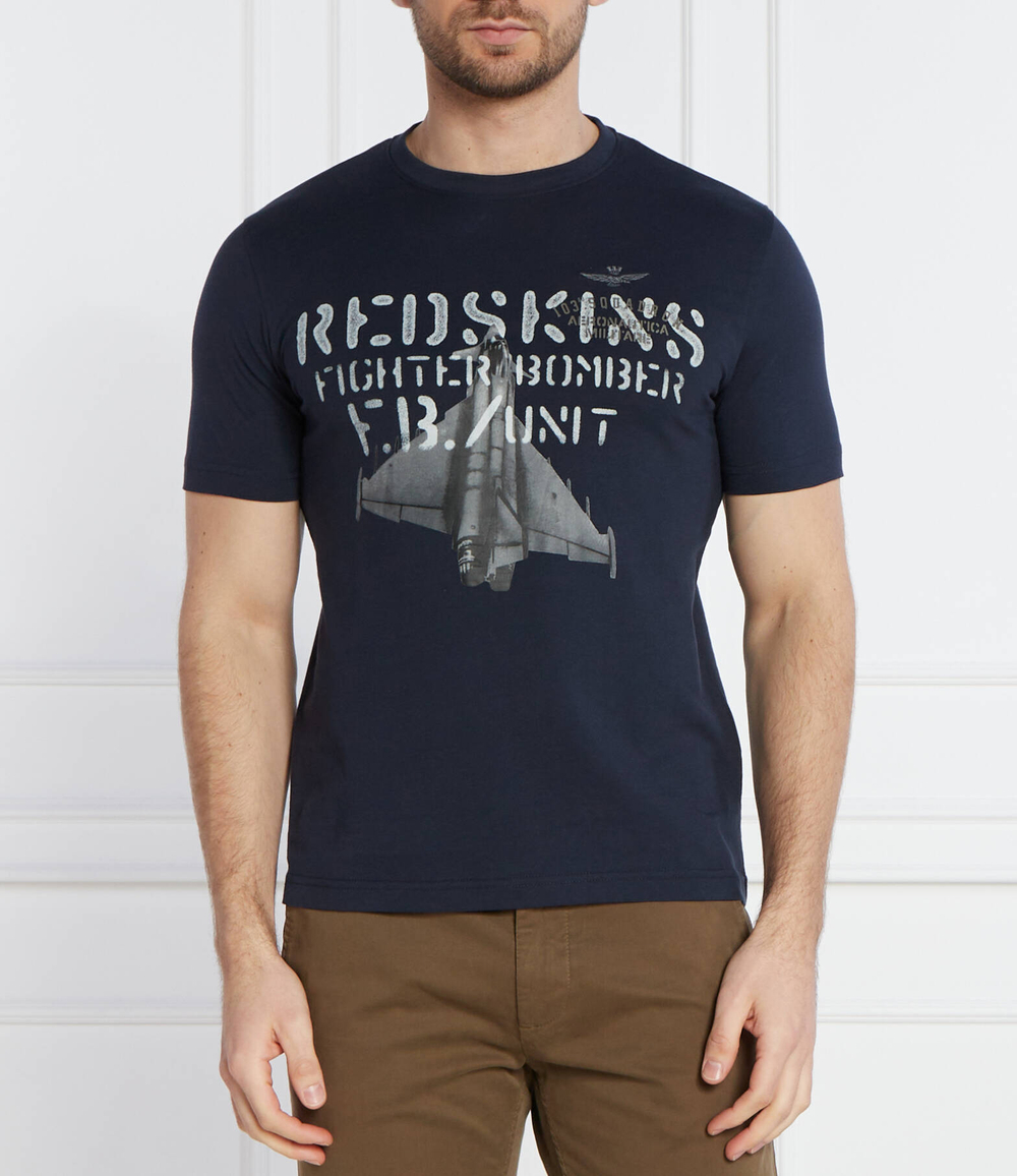 Футболка Aeronautica Militare - темно-синий(TS2212J641)