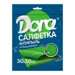 Салфетка из микрофибры антипыль 30*30см Dora