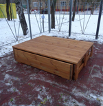 Песочница с крышкой