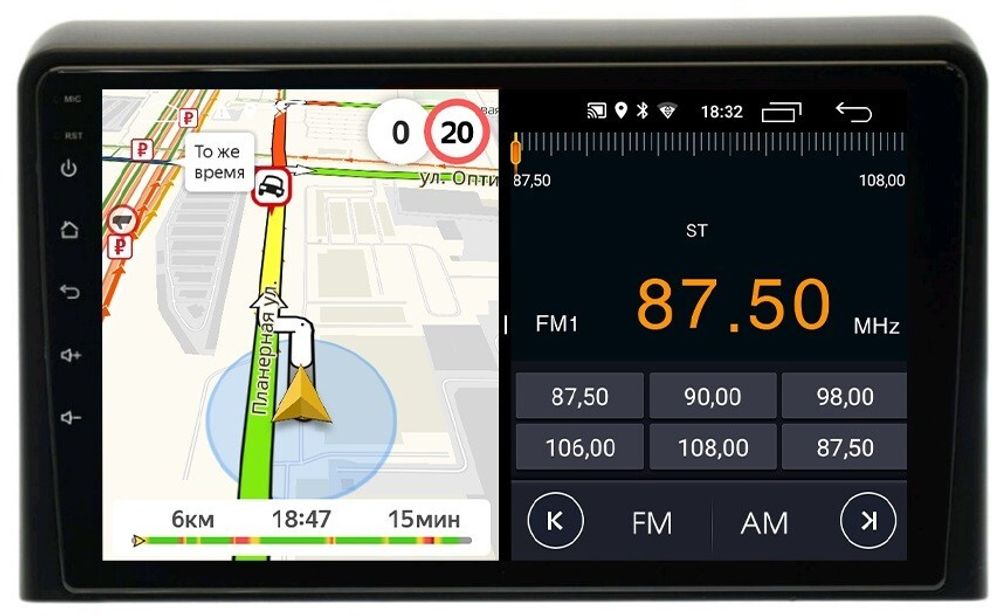 Магнитола для Hyundai Sonata 2017-2019 (LF) - Parafar PF309LUX1FHD на Android 13, CarPlay, 4G SIM-слот