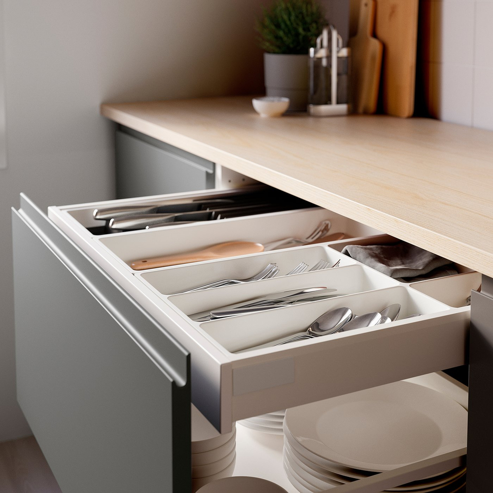 IKEA UPPDATERA  (ИКЕА УППДАТЕРА)  -  Вкладыш для ящика - белый 20x50 см