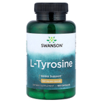 Swanson Vitamins, L-тирозин, 500 мг, 100 капсул