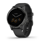 Часы Garmin Vivoactive 4s черные с серым безелем (010-02172-13)