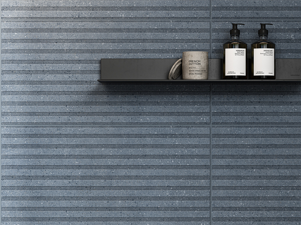Цемент син низ 01 / Cement blue wall 01 300х600 (1-й сорт)