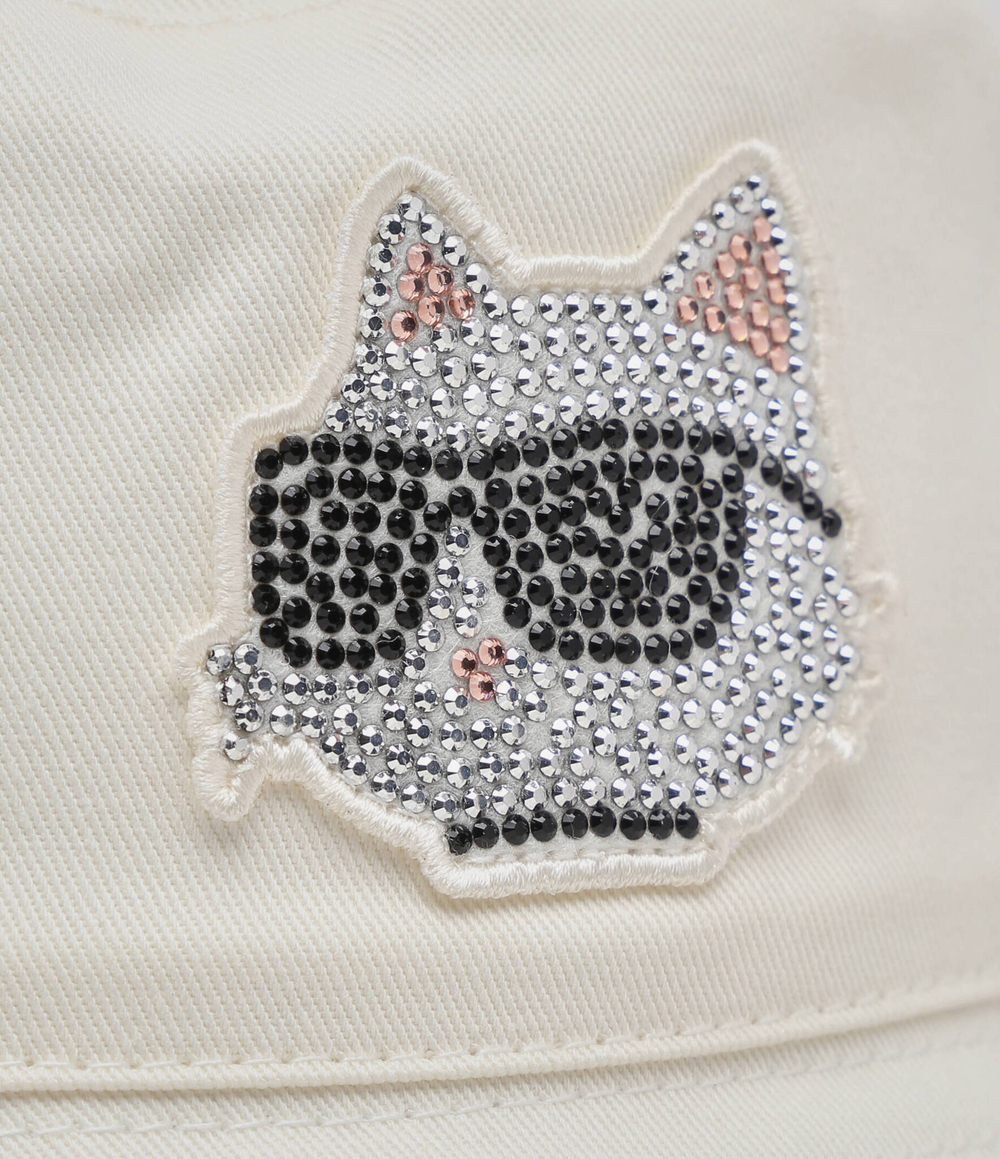 Шляпа Karl Lagerfeld Kids - кремовый(Z30158)