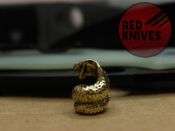 Бусина темлячная "Кобра", латунь