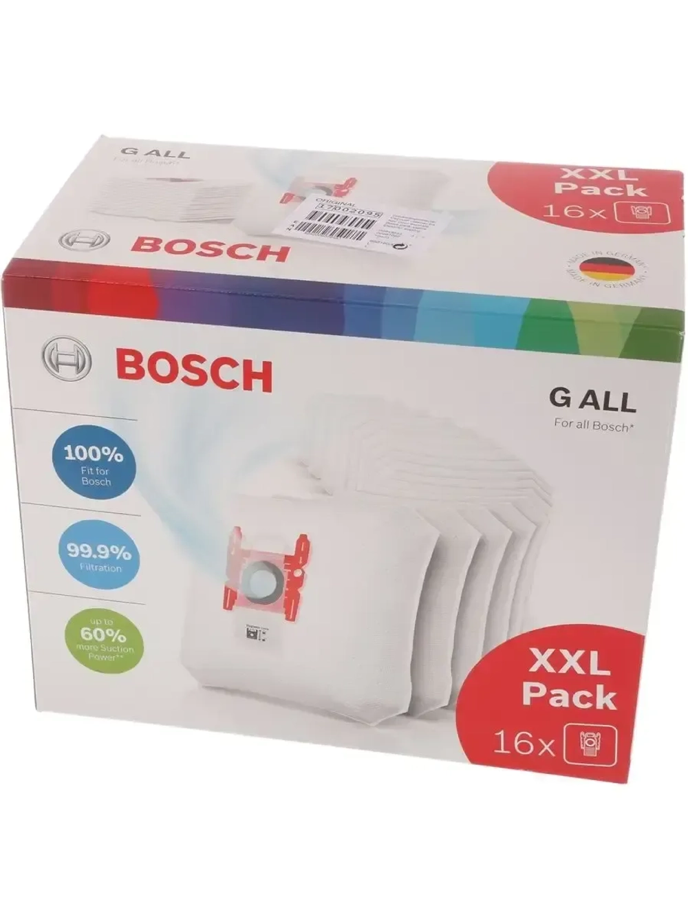 Мешок для пылесоса Bosch тип G ALL 16 шт