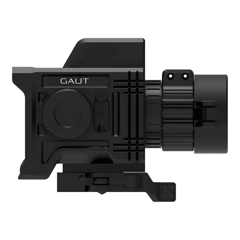 Коллиматор тепловизионный Gaut Nova TD 325L, x1-4, 384х288, D25мм дальномер - профиль слева, ручка фокуса и разъем USB