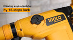 Перфоратор SDS-Max INGCO RH1200428 INDUSTRIAL 1200 Вт 2-10 Дж