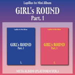 Альбом LAPILLUS - GIRL'S ROUND PART. 1 1st Mini PLATFORM Album RANDOM Version