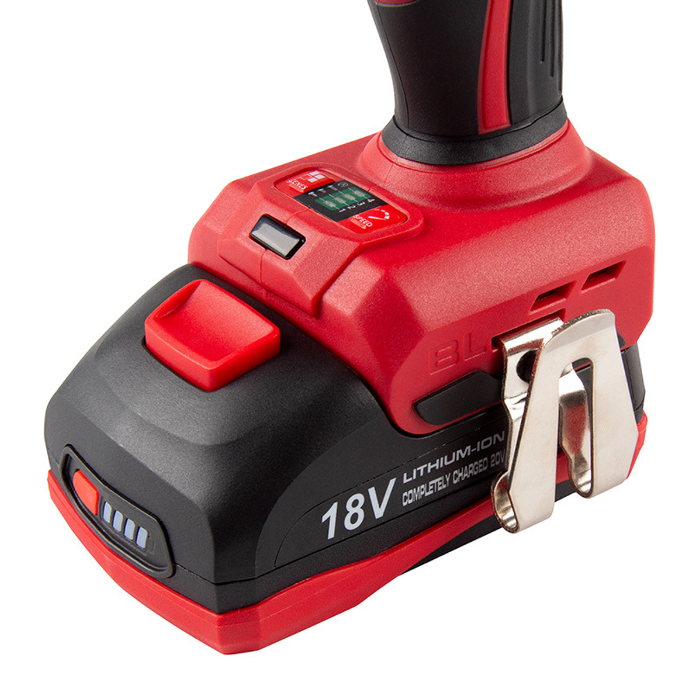 MIGHTY SEVEN (DS-203S) Аккумуляторный шуруповерт, ударный, 18 В, 4 предмета, кейс
