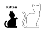 FLAMINGO Ошейник MINOU для котят, нейлон