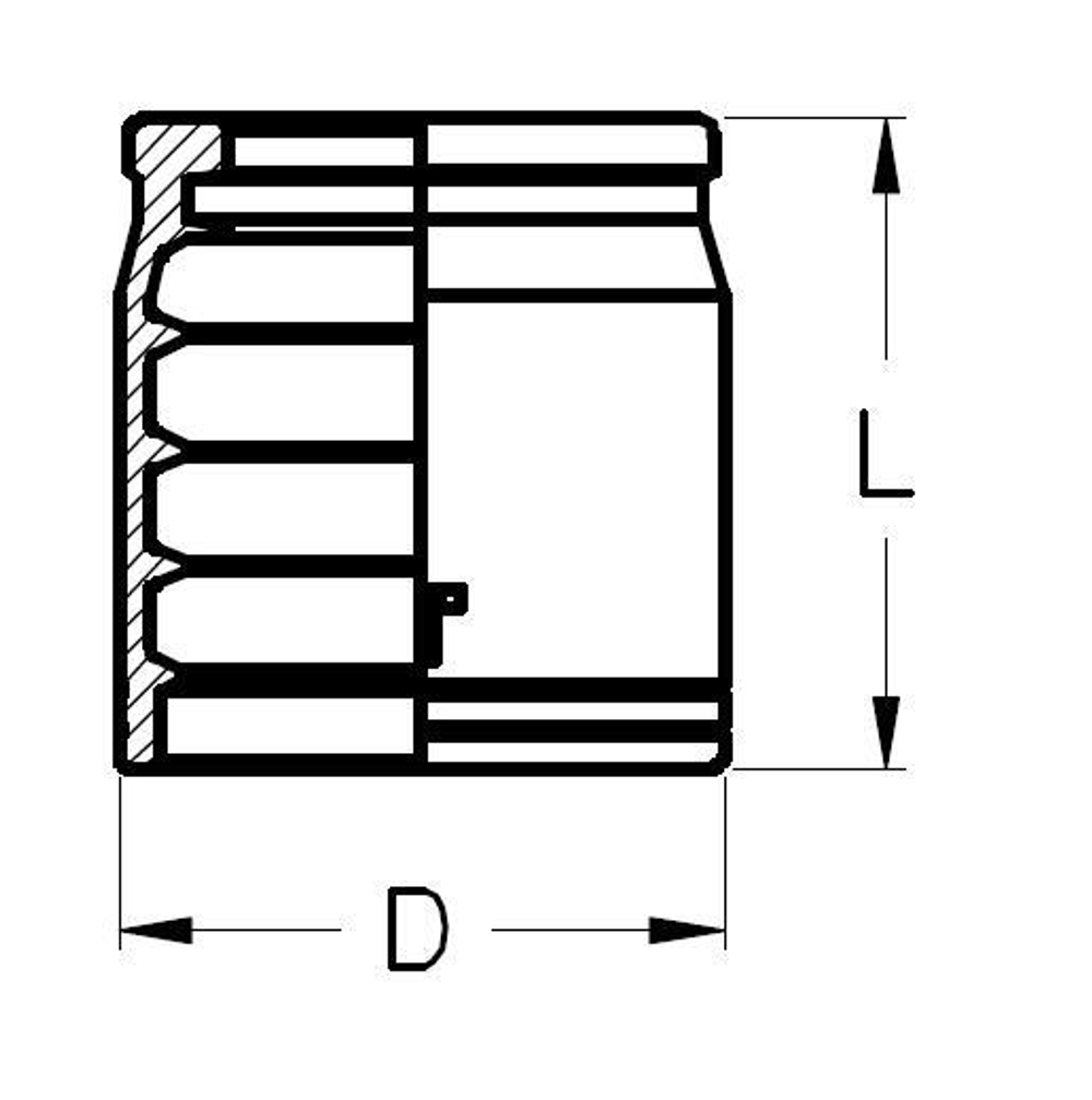 Муфта DN 06 1SN/2SN/2SC/2PWC