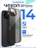 Чехол накладка iPhone 14 6.1" Gurdini силикон Ultra Twin 1 mm с защитой камеры серый