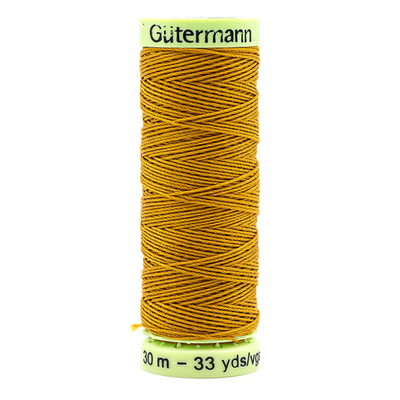 Нить Top Stitch 30/30 м для декоративной отстрочки, Gutermann, 412 охра