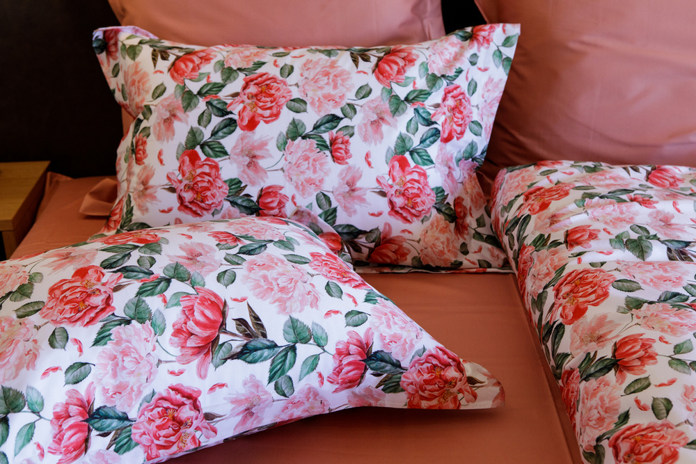 Комплект постельного белья 2 спальное Von der Thannen Coral Peony Мультицвет
