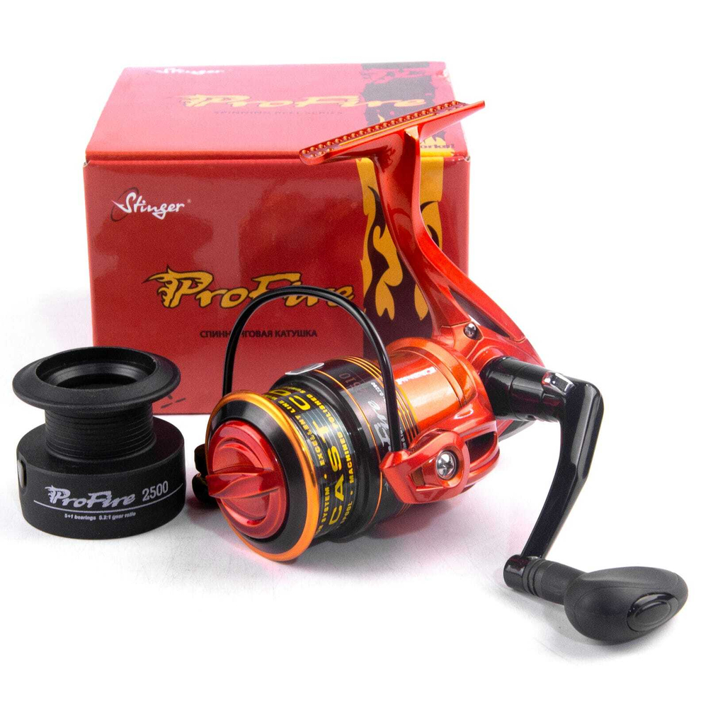 Катушка безынерционная Stinger Pro Fire 2510 (2500, 5+1BB, мет. шпуля)