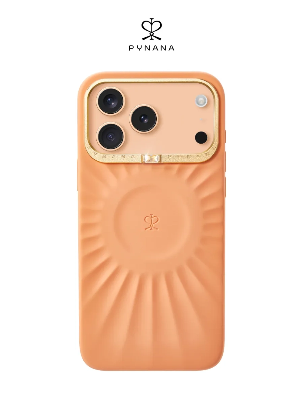 Чехол для iPhone 17 Pro Max корунд оранжевый