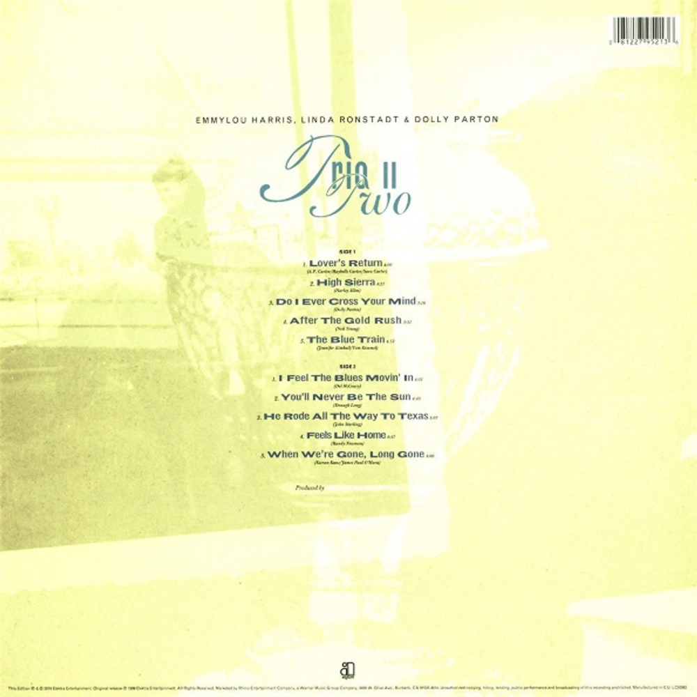 Dolly Parton, Linda Ronstadt And Emmylou Harris / Trio II (LP)