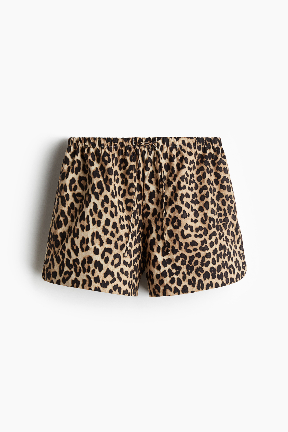 Свободные хлопковые шорты на кулиске - H&M