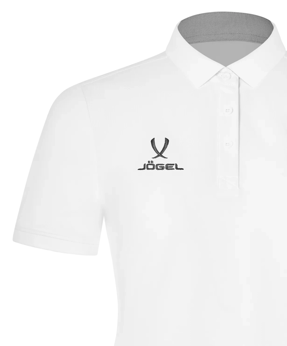 Поло женское JÖGEL PREMIER PerFormDRY CVC Polo W, белый