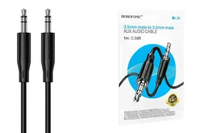Аудио кабель AUX Borofone BL26 (black)