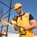 Аккумуляторная угловая шлифмашина 20В 125мм без АКБ и ЗУ INGCO CAGLI201258 INDUSTRIAL