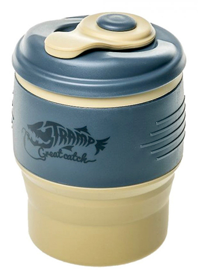 Кружка силиконовая складная с крышкой Tramp TRC-082-9519