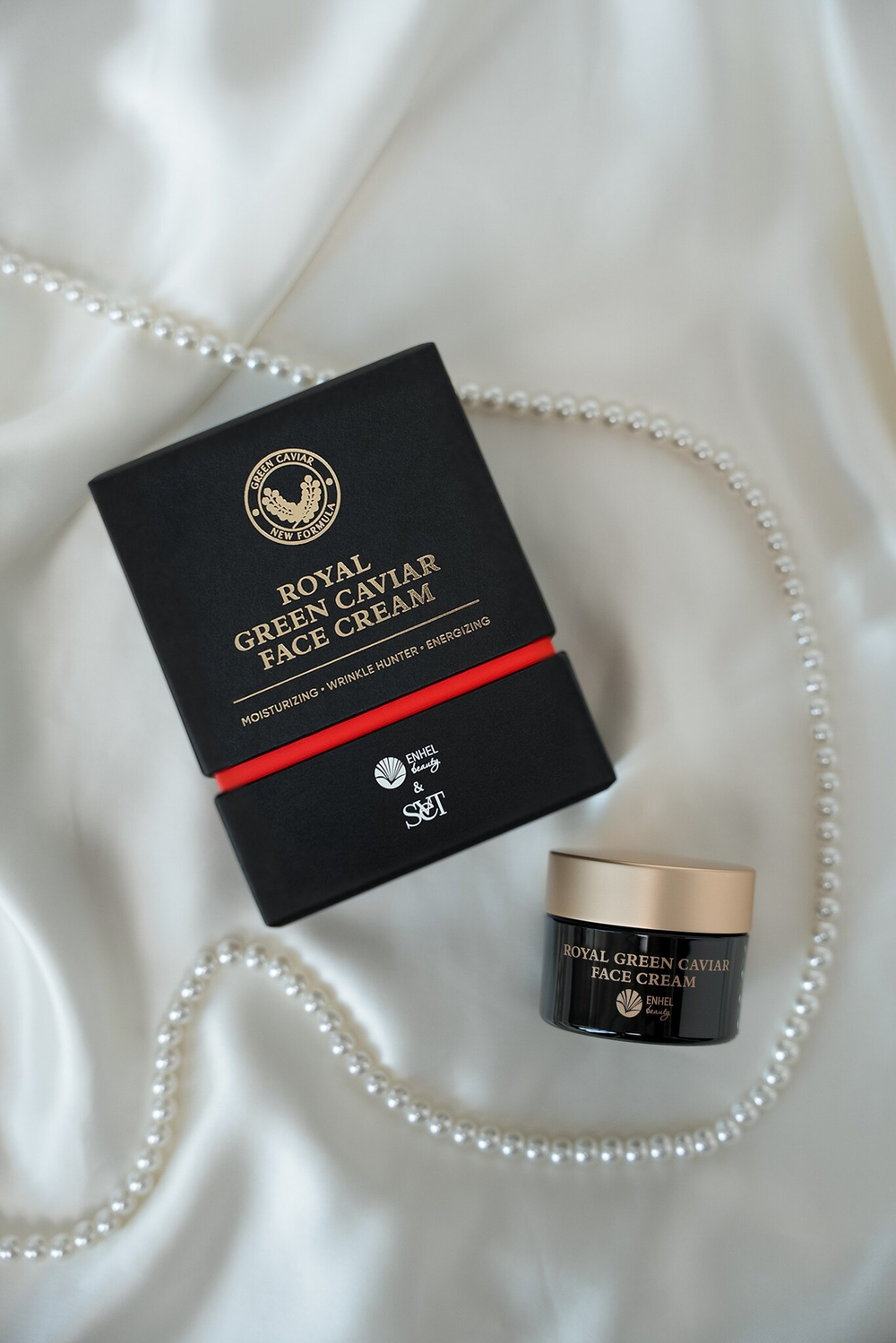 Королевский крем для лица с зеленой икрой Enhel Beauty (ROYAL GREEN CAVIAR FACE CREAM)