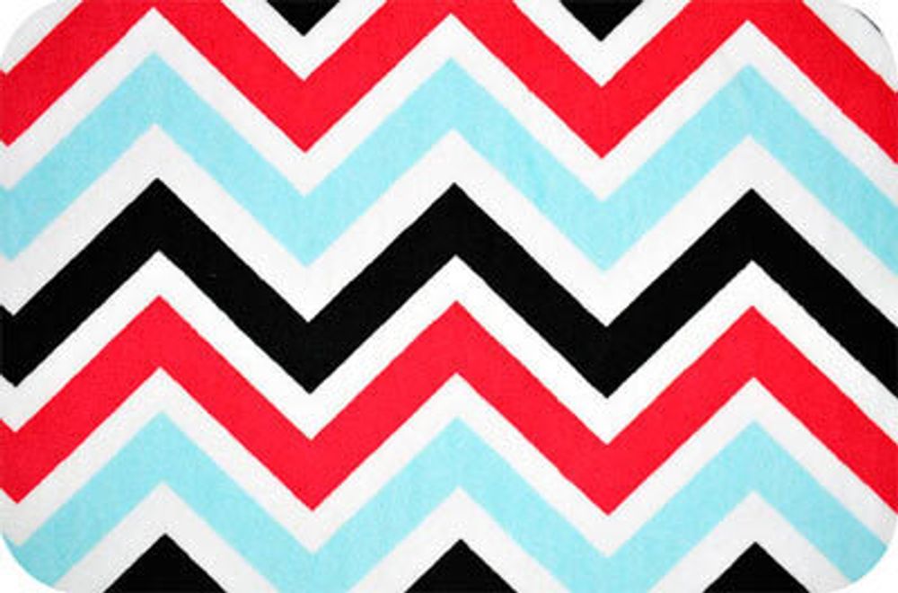 Плюш (ткань) Peppy Chevrons&Zigzags Cuddle 440 г/м², 48х48 см, CP-2800-7 Turq/Red/Black Плюш (ткань) Peppy Chevrons&Zigzags Cuddle 440 г/м², 48х48 см, CP-2800-7 Turq/Red/Black