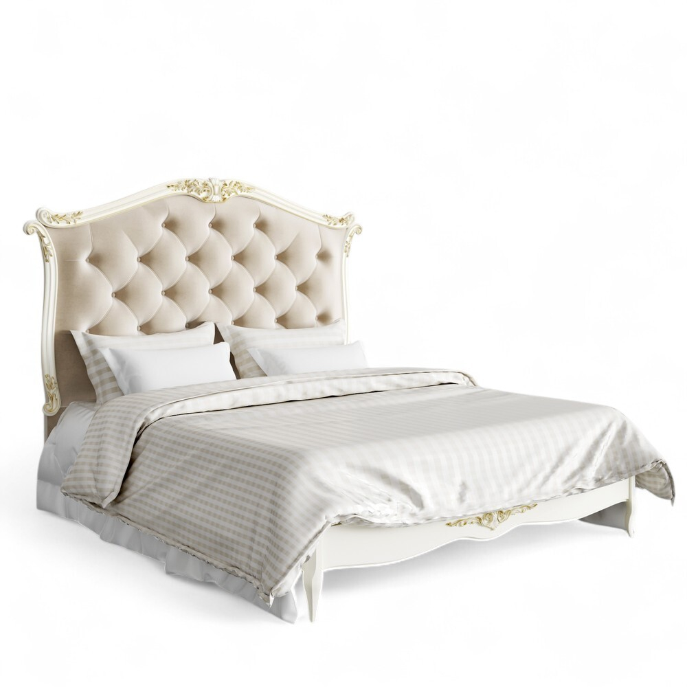 Кровать с мягким изголовьем 160*200 A436