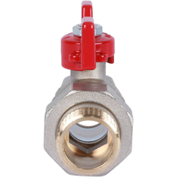 ROMMER Шаровой кран с американкой   3/4" ВН/НР, ручка бабочка