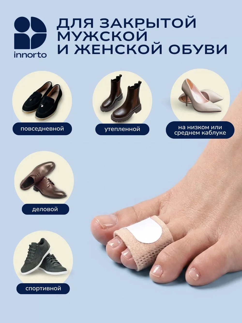 Фиксатор пальцев стопы ортопедический