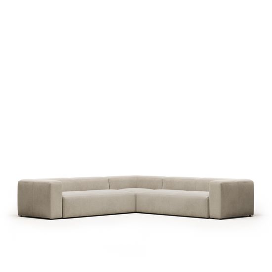 Диван угловой 6 местный Blok 320 x 320 cm бежевый