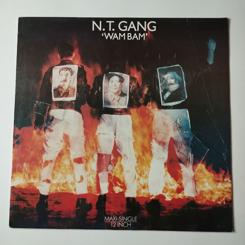 Винтажная виниловая пластинка LP N.T. Gang Wam Bam (Germany 1988) 45 RPM Maxi Single