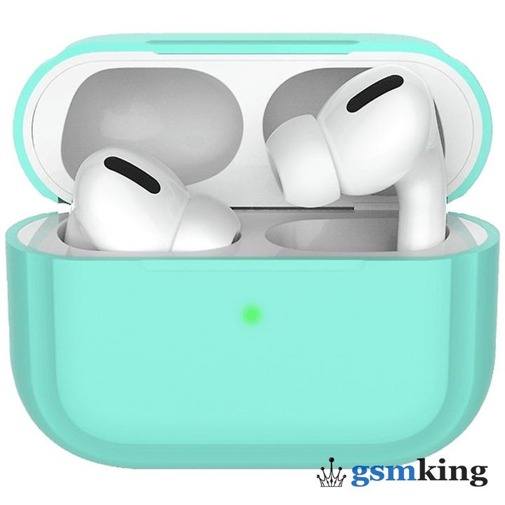 Deppa Silicone Case for AirPods Pro 1 & 2 Teal (Бирюзовый)