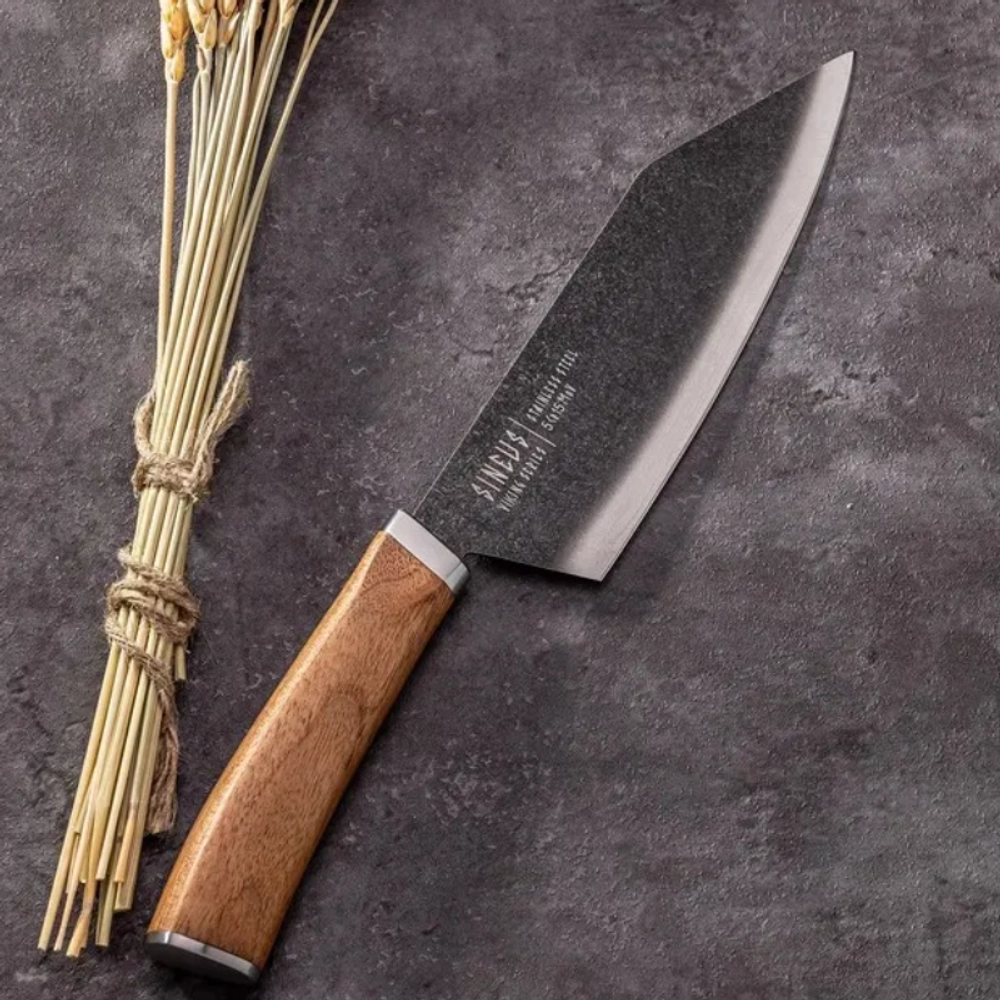 Нож кухонный Kujira Viking series Sineus, 16 см, сталь 5Cr15MoV