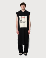 MM6 MAISON MARGIELA ТОП БЕЗ РУКАВОВ МУЖСКОЙ С КАПЮШОНОМ