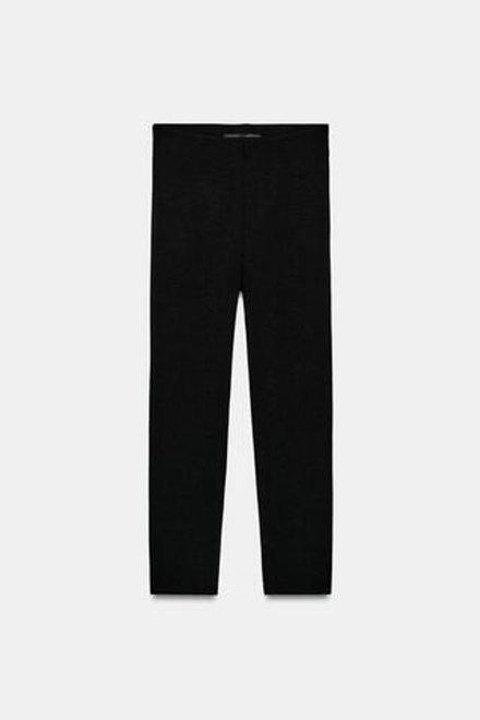 ZARA КОРОТКИЕ ЛЕГИНСЫ ИЗ ЛИОЦЕЛЛА, ЧЕРНЫЙ