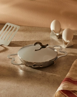 Alessi Сковорода Тегамино для яиц с крышкой AM42