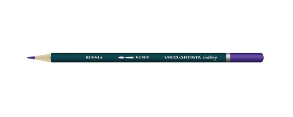 Карандаш акварельный художественный заточенный, 6 шт, 409 Фиолетовый (Violet), Vista-Artista Gallery VGWP