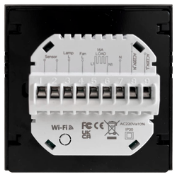 Steam&Water - Smart SAUNA CONTROLLER - Wi-fi контроллер управления электрокаменкой, в черном корпусе, в комплекте с термодатчиком и контактором