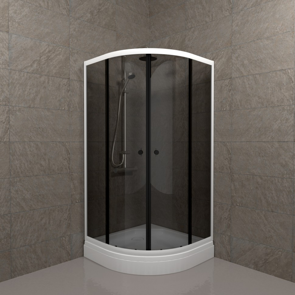 Душевое ограждение Triton Грэй 90*90 А ПД31