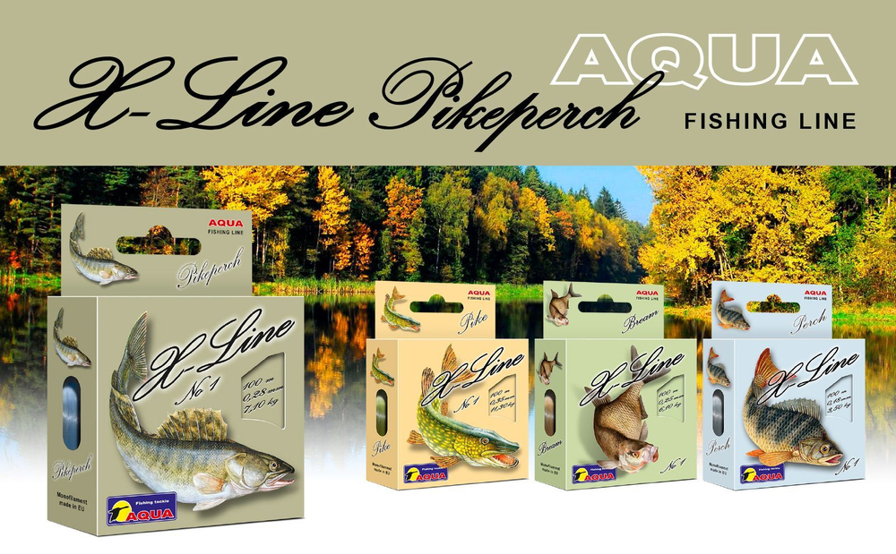 Полиэстровая леска X-Line Pikeperch (Судак) 0,16 мм 3 шт