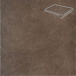 Interbau - Alpen, Engadin/Бурый песок 310x325x9, цвет 045 - Клинкерная ступень - флорентинер
