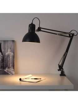 Лампа рабочая TERTIAL IKEA , черный