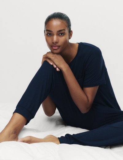 Атласные пижамные штаны - Marks & Spencer