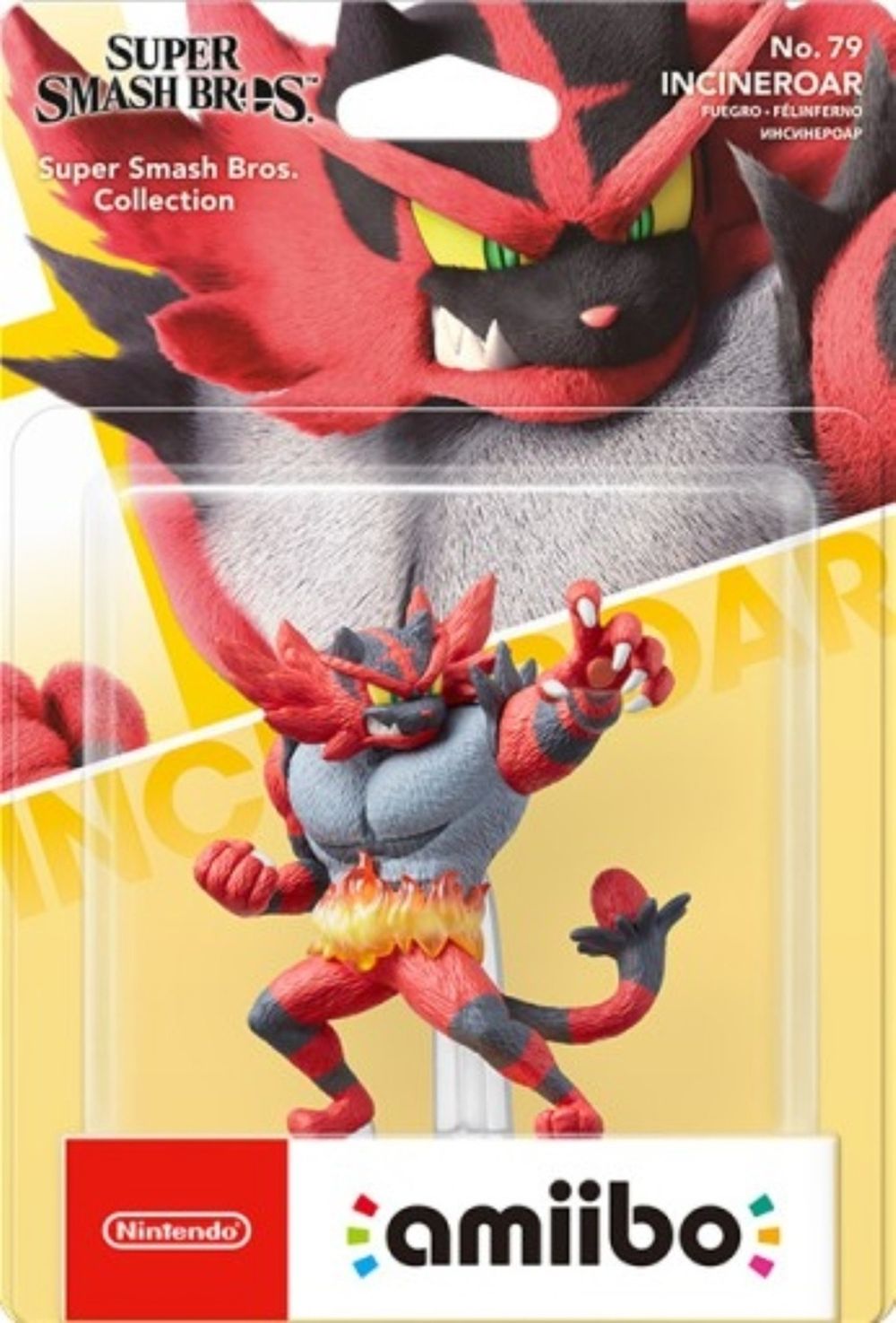 Фигурка Amiibo - Инсинероар Incineroar Super Smash Bros Коллекция