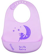 Uviton силиконовый нагрудник детский (kitty / moon / super star / wolf)