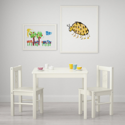 IKEA KRITTER  (ИКЕА КРИТТЕР)  -  Стул детский - белый